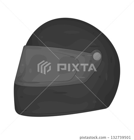 Illustration of helmet 132739501