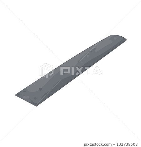 Illustration of speed bump Illustration of speed bump 132739508