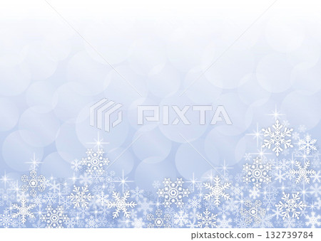 Snow crystal background material Snow crystal background material 132739784