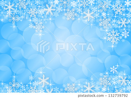 雪水晶背景材料 132739792