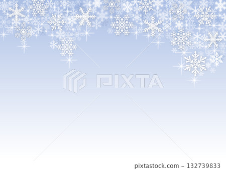 雪水晶背景材料 132739833