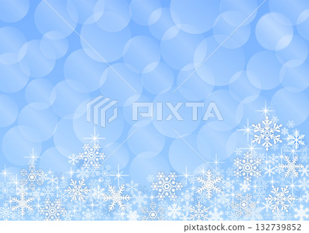雪水晶背景材料 雪水晶背景材料 132739852