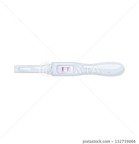 Illustration of pregnancy test  132739866