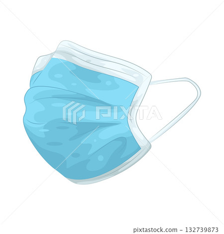Illustration of face mask 132739873
