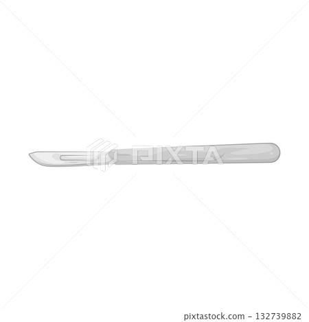 Illustration of scalpel Illustration of scalpel 132739882