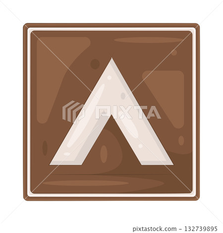 Illustration of camp area sign Illustration of camp area sign 132739895