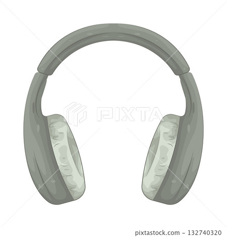 Illustration of headphone 132740320