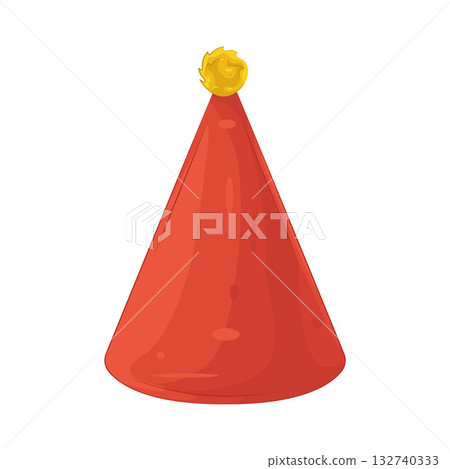 Illustration of birthday hat Illustration of birthday hat 132740333
