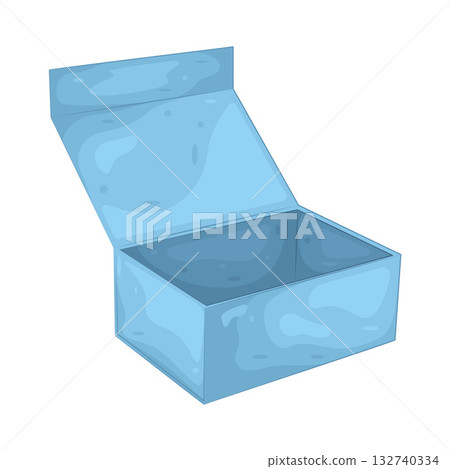 Illustration of open gift box Illustration of open gift box 132740334