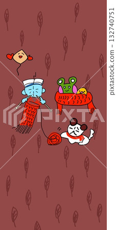 Autumn/Winter illustration wallpaper Autumn/Winter illustration wallpaper 132740751