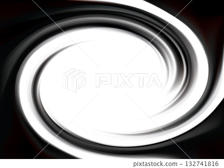 Vector black backdrop of swirling texture 132741816