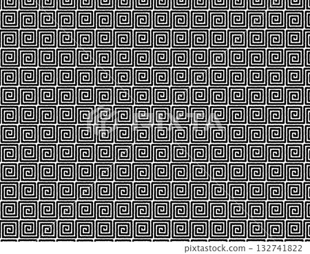 Fabric material, stylish Japanese pattern background, spiral, black Fabric material, stylish Japanese pattern background, spiral, black 132741822