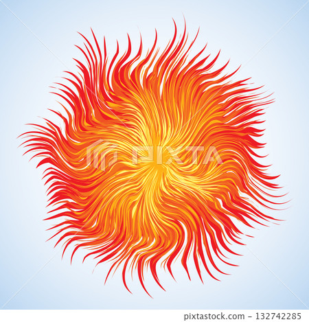 Abstract background. Explosion. Vector drawing 132742285