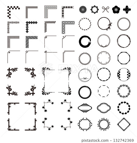 日式相框裝飾套裝 132742369