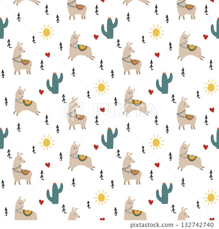 llama print pattern 132742740