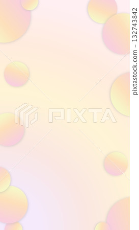 Simple and cute gradient dot frame background Simple and cute gradient dot frame background 132743842