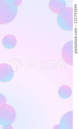 Simple and cute gradient dot frame background 132743844