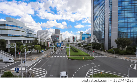 通往海濱幕張站的中心街 通往海濱幕張站的中心街 132744255