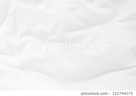 Close up top view of white bedding sheet and wrinkle messy blanket in bedroom after wake up in the morning. Close up top view of white bedding sheet and wrinkle messy blanket in bedroom after wake up in the morning. 132744273