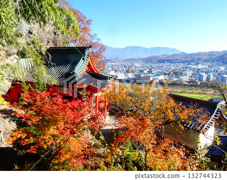 Autumn at Iwayado Kannon Temple in Ueda 132744323