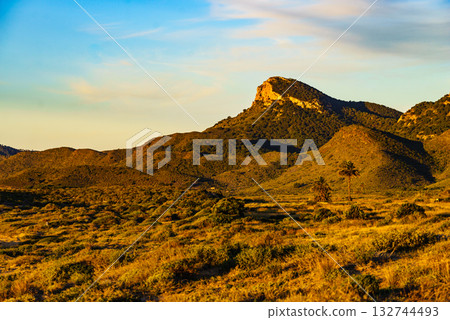 Coast landscape in Murcia Spain 132744493