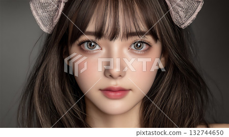 Beautiful woman portrait Beautiful woman portrait 132744650