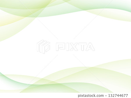 Green abstract wave background: A refreshing and clean gradient design Green abstract wave background: A refreshing and clean gradient design 132744677