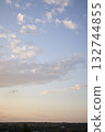 Sunset sky above the horizon. 132744855