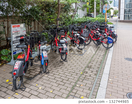 Shared bicycle port (Koto Ward, Tokyo) 132744985
