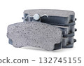Brake pads on a white background. Isolated 132745155