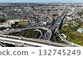 [Drone aerial photography] Tohoku Expressway Kawaguchi JCT | Urban area towards Urawa 132745249