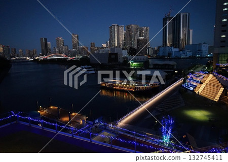 1998年11月,燈火輝煌的舊金山灣區港區夜景:沃特斯·竹芝 1998年11月,燈火輝煌的舊金山灣區港區夜景:沃特斯·竹芝 132745411