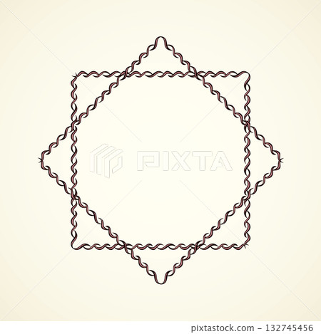 Vignette. Vector drawing Vignette. Vector drawing 132745456