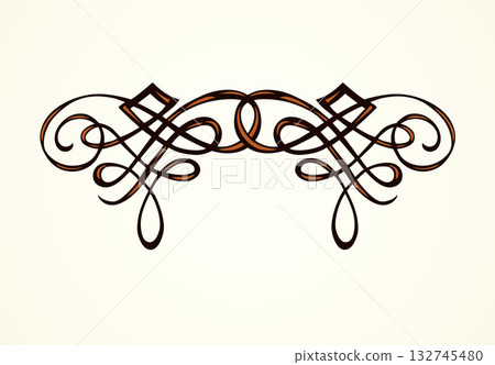 Vignette. Vector drawing Vignette. Vector drawing 132745480