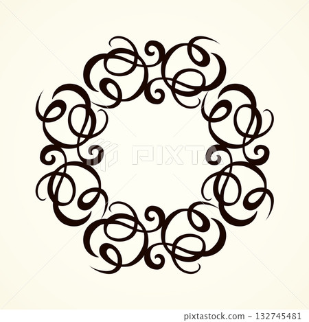 Vignette. Vector drawing Vignette. Vector drawing 132745481