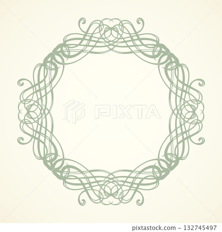 Vignette. Vector drawing 132745497
