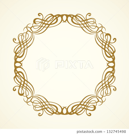 Vignette. Vector drawing 132745498