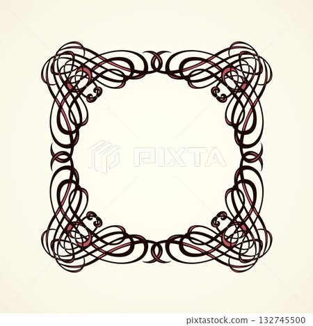 Vignette. Vector drawing 132745500