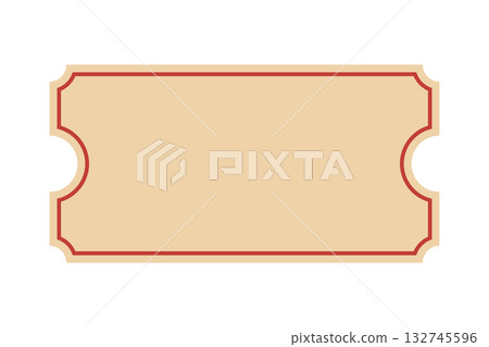 Old blank ticket 132745596