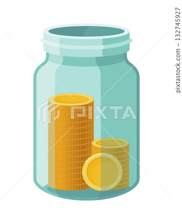 Investing bottle money, icon. Money growing concept, finance savings tree, finances investment. Money growing plant step with deposit coin in bank concept Investing bottle money, icon. Money growing concept, finance savings tree, finances investment. Money growing plant step with deposit coin in bank concept 132745927