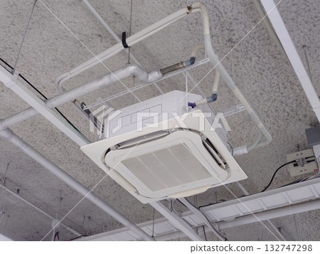 Commercial air conditioner in operation 132747298