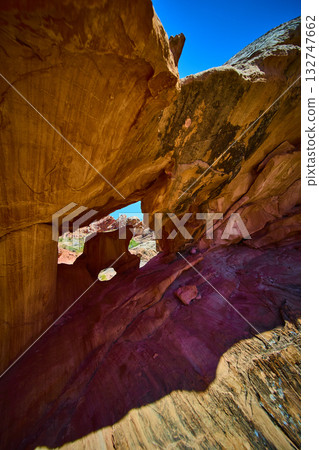 Arch Formation and Sandstone Textures in Gold Butte National Monument 132747662