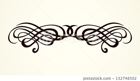 Vignette. Vector drawing 132748502