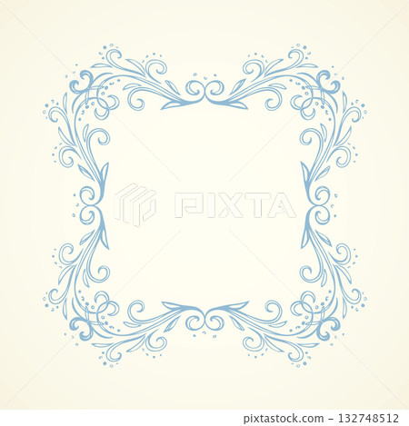 Vignette. Vector drawing 132748512