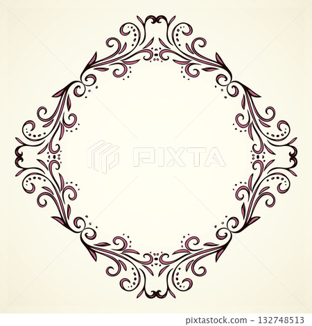 Vignette. Vector drawing Vignette. Vector drawing 132748513