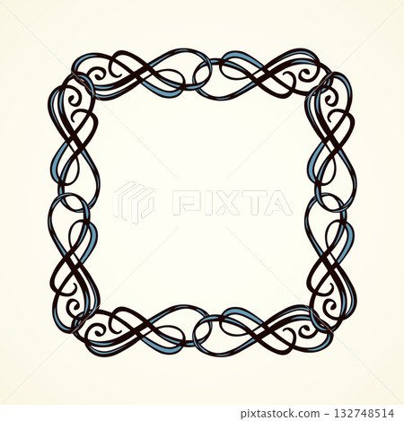 Vignette. Vector drawing Vignette. Vector drawing 132748514