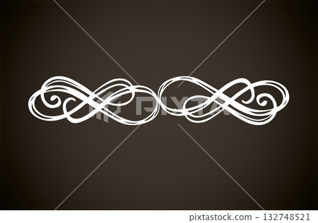 Vignette. Vector drawing Vignette. Vector drawing 132748521