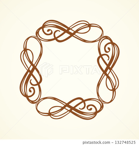 Vignette. Vector drawing 132748525