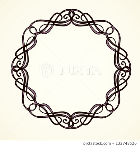 Vignette. Vector drawing 132748526