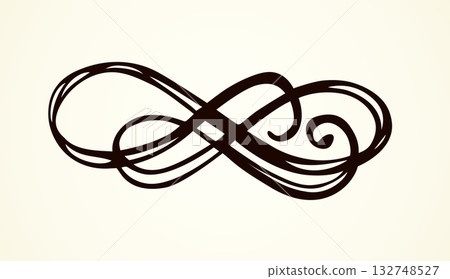 Vignette. Vector drawing 132748527